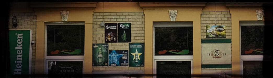 Üzletünk kívülről